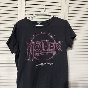 MOTHER World Tour Tee - Black and Pink